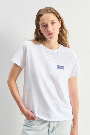 [AMERICAN VINTAGE] 아메리칸 빈티지_YKOBOW T-SHIRT - WHITE