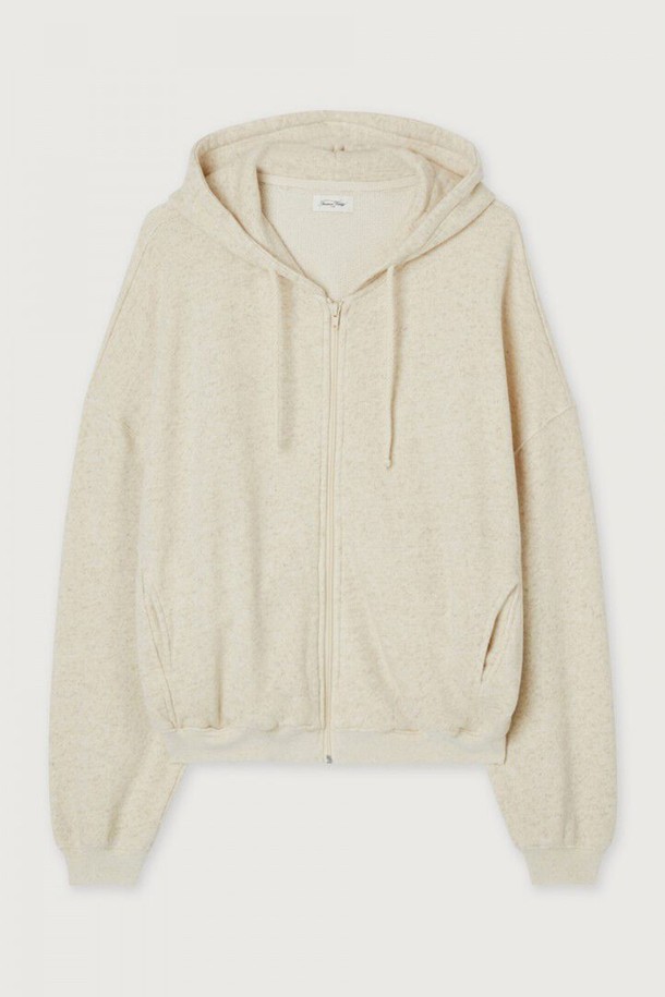 아이토네이 에크루 멜란지 점퍼는 여성들을 위한 캐주얼하고 베이직한 스타일의 후드 점퍼입니다. 봄, 가을에 어울리는 두꺼운 두께감과 부드러운 촉감이 특징이며, 일상과 산책룩에 적합합니다. 아이보리 및 에크루 컬러로 출시되었으며, 루즈핏의 긴소매 디자인으로 편안하게 착용할 수 있습니다. 집업 스타일의 레귤러 기장 점퍼로, 후드 스트링 디테일이 돋보입니다. 
