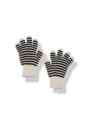 [TEMBEA] 템베아 25 FW GUNTE BORDER_OATMEAL x CHARCOAL+SAX