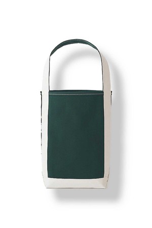 [TEMBEA] 템베아 BAGUETTE TOTE MEDIUM (FOREST GREEN + NATURAL)