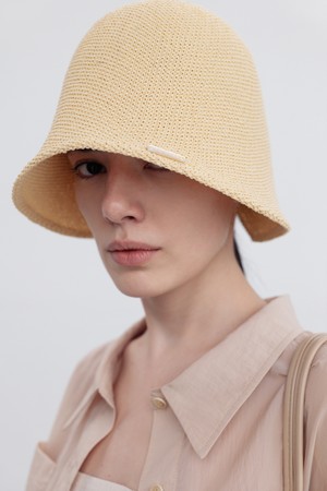 REAR SLIT CLOCHE HAT BE