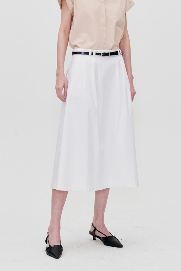 RE RHEE - 미디스커트 - LOW RISE MIDI SKIRT