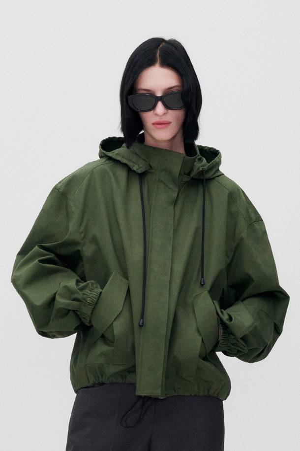 RE RHEE - 점퍼 - WIND STOPPER HOODED JUMPER