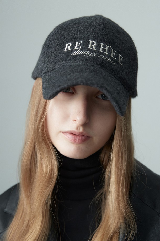 RE RHEE - 모자 - SIGNATURE LOGO FLEECE CAP