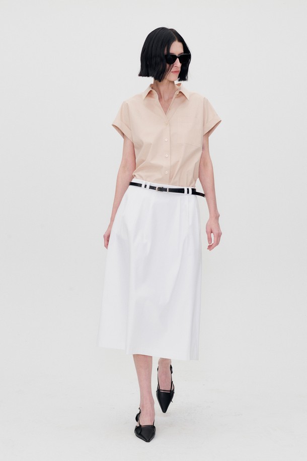 RE RHEE - 미디스커트 - LOW RISE MIDI SKIRT