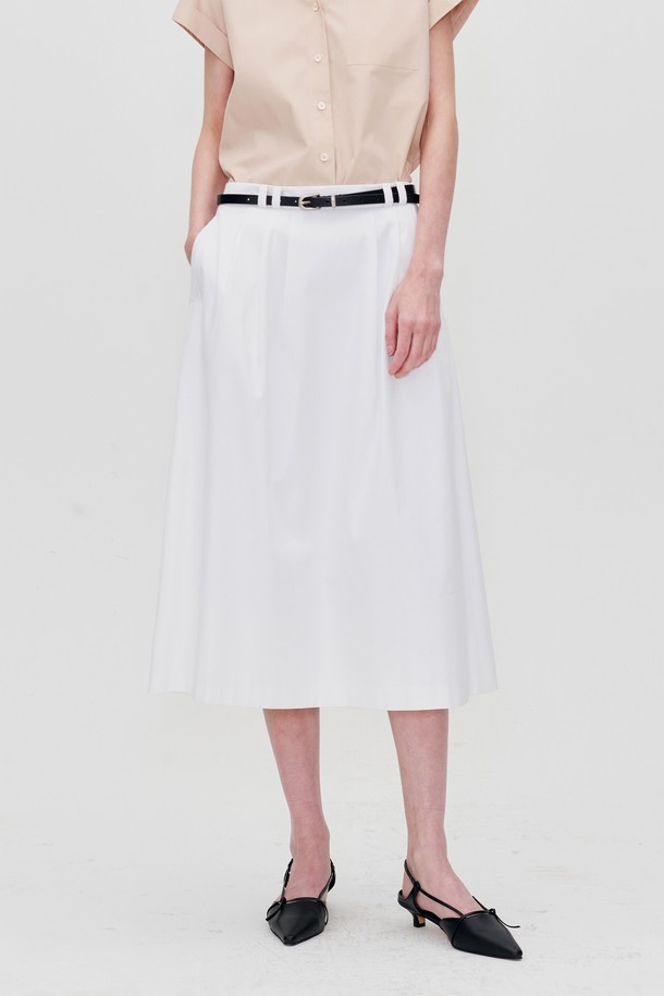 RE RHEE - 미디스커트 - LOW RISE MIDI SKIRT