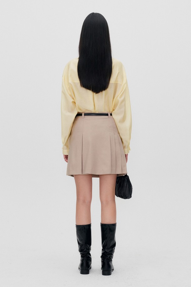 RE RHEE - 미니스커트 - PLEATED MINI SKIRTS