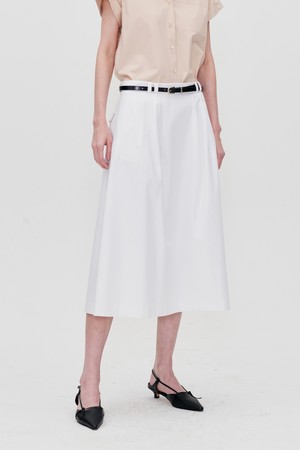 LOW RISE MIDI SKIRT