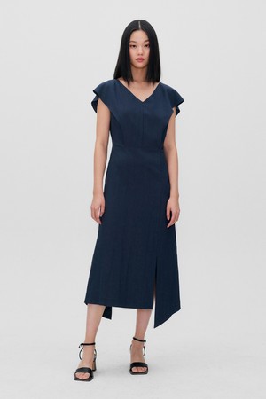 HANDKERCHIEF HEM MIDI DRESS