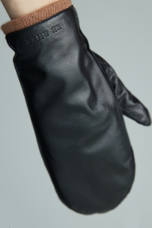 LINED LEATHER MITTENS