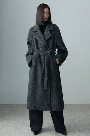 WIDE LAPEL OVERSIZE LONG COAT