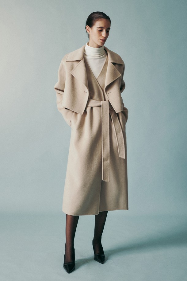 RE RHEE - 코트 - CONVERTIBLE WOOL COAT