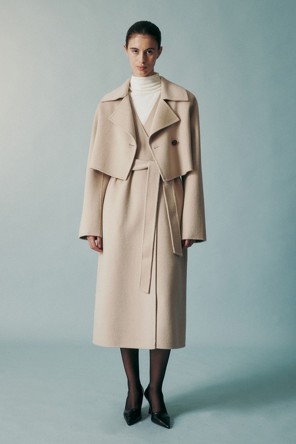 RE RHEE - 코트 - CONVERTIBLE WOOL COAT