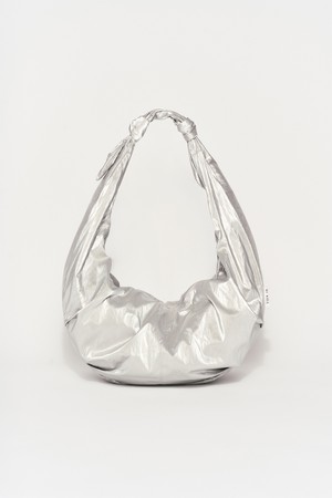SLOUCHY HOBO BAG SILVER