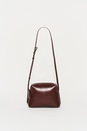 SQUARE CROSSBODY BAG BURGUNDY