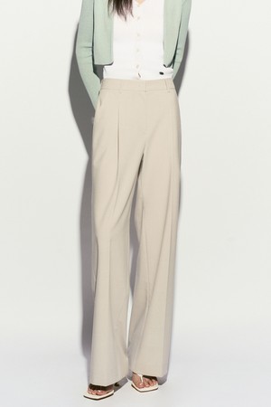 PINTUCK WIDE PANTS