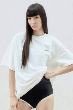 LOGO BACK OVERSIZED T-SHIRT WHITE