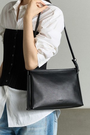 TRIO LEATHER BAG BLACK