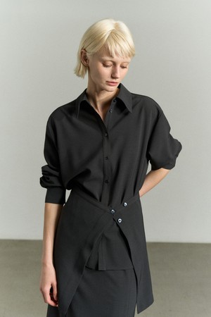 WAIST WRAP SHIRT SET