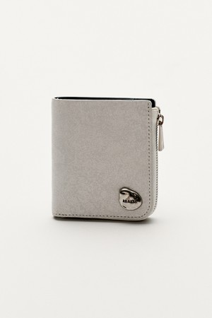 SOFT ZIP WALLET FOG