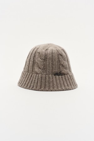 WOOL CABLE KNIT BAENIE