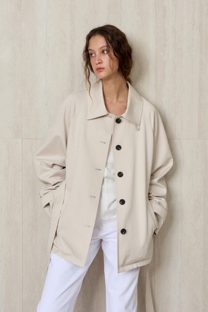 BELTED TRENCH JACKET
