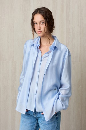 LAYERED PLACKET SHIRT CLOUD