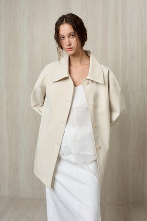 SHORT TRENCH COAT