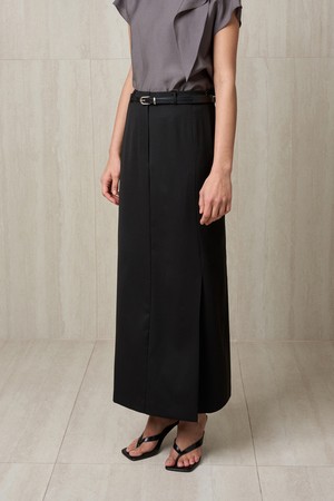 SIDE SLIT MAXI SKIRT