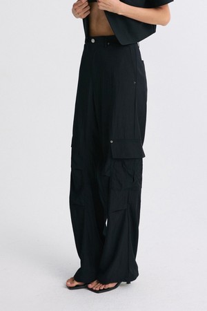 UTILITY CARGO PANTS BLACK