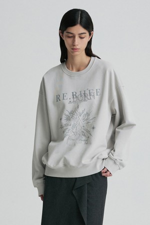 REBORN SWEATSHIRT DOVEGRAY