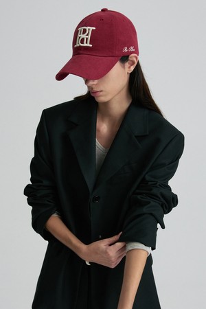 SYMBOL LOGO BALL CAP BURGUNDY