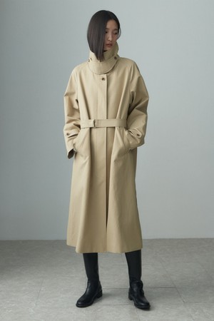 HIDDEN BOTTON BELTED TRENCH COAT