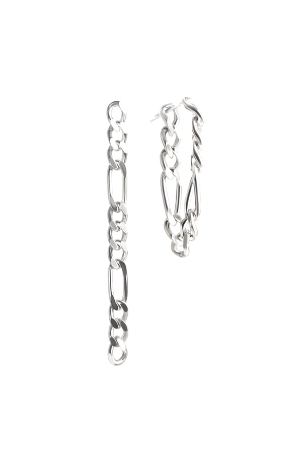 egna - 귀걸이 - Long Figaro Chain Earrings