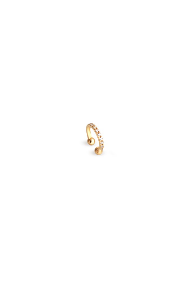 egna - 귀걸이 - Small White Sapphire Ear cuff