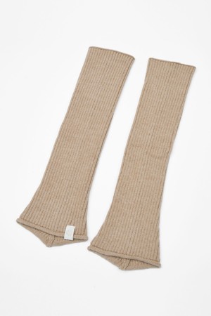 LOOSE RIBBED LEG WARMERS_2COLORS_BEIGE