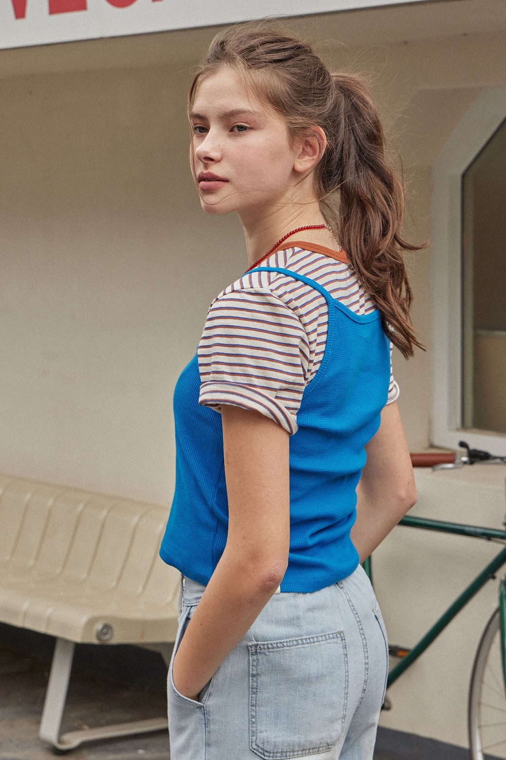HAINT - 민소매티셔츠 - SONIA BASIC SLEEVELESS_6COLORS