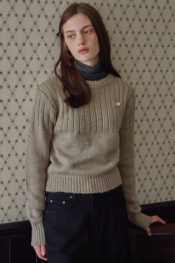 HAINT - 스웨터 - JIAN KNIT TOP_2COLORS_BROWN