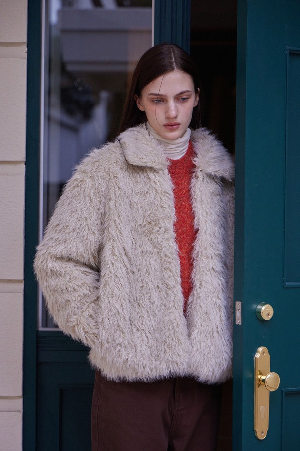 HAINT - 자켓 - JENNY ECO FUR JACKET