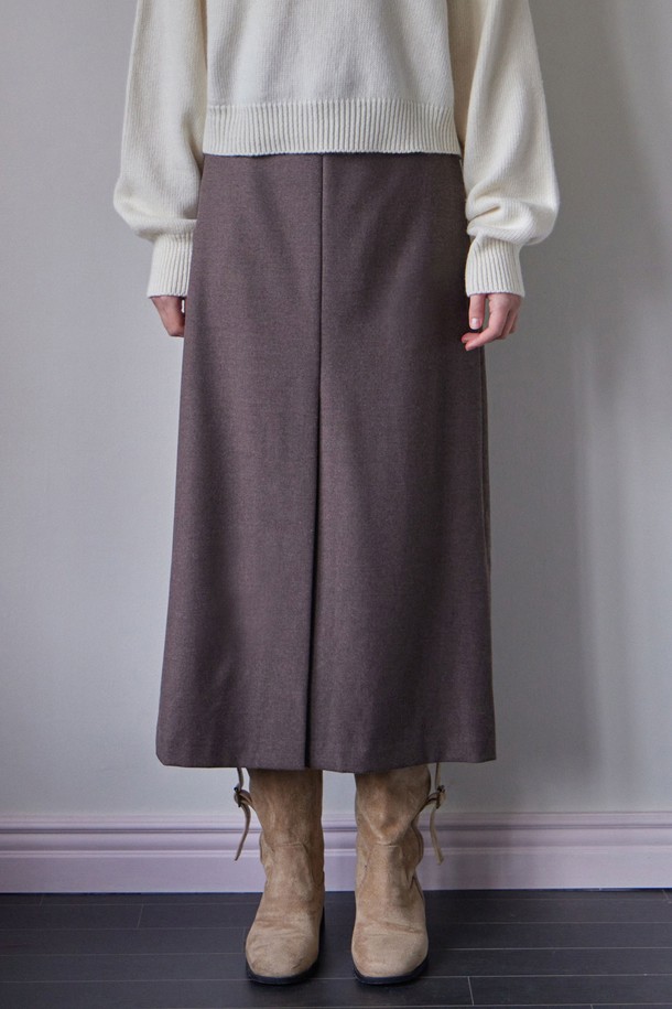 HAINT - 롱스커트 - SLIT POINT MAXI SKIRT