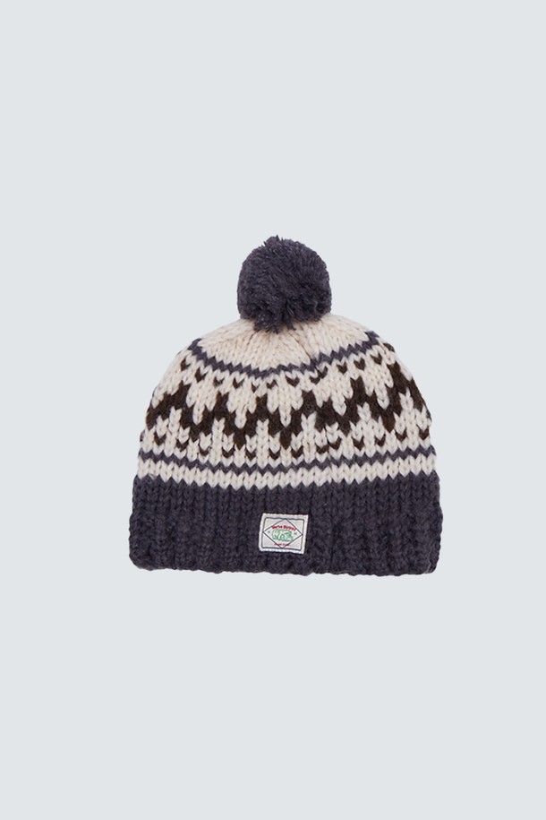 HAINT - 모자 - NORDIC POMPOM BEANIE_2COLORS