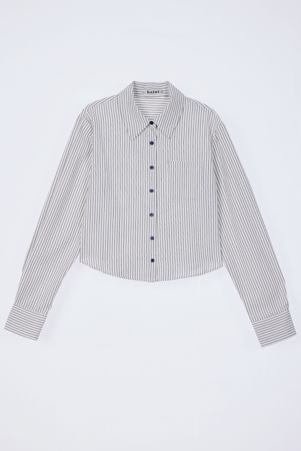 HAINT - 셔츠 - HOPE STRIPE LONG SHIRT_3COLORS_IVORY