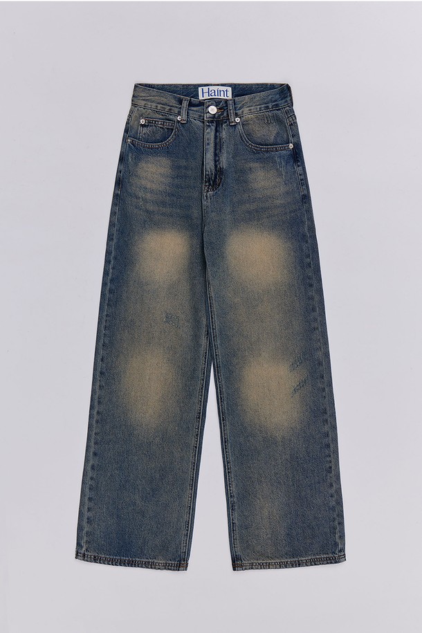 HAINT - 데님 - MARY STRAIGHT WIDE DENIM