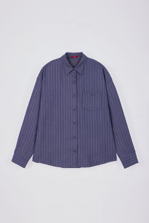 HAINT - 셔츠 - RIONA STRIPE SHIRT_2COLORS_BLUE