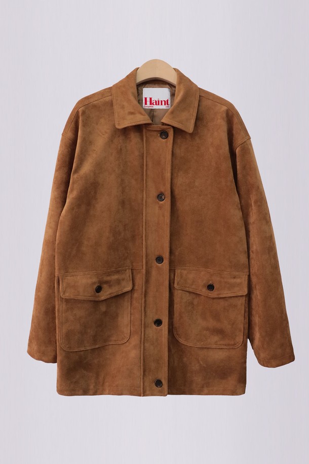 HAINT - 자켓 - HAZEL SUEDE JACKET_2COLORS_CAMEL