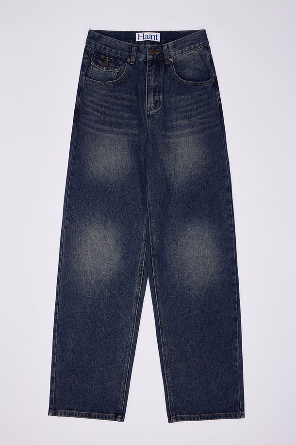 HAINT - 데님 - POCKET POINT DENIM PANTS_2COLORS_BLUE