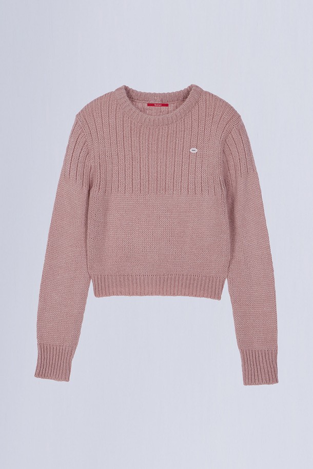 HAINT - 스웨터 - JIAN KNIT TOP_2COLORS_PINK