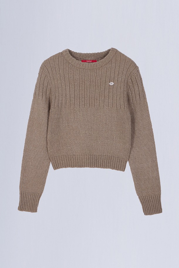 HAINT - 스웨터 - JIAN KNIT TOP_2COLORS_BROWN