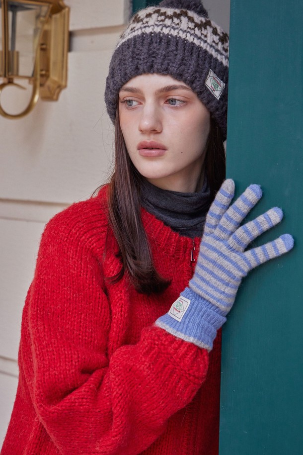 HAINT - 장갑 - DAILY STRIPE GLOVES_4COLORS