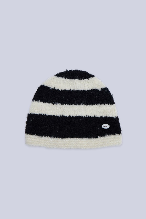 HAINT - 모자 - BOUCLE STRIPE BEANIE_2COLORS